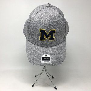 Fan Favorite Michigan Wolverines Ball Cap, Men's Size Adjustable - Grey